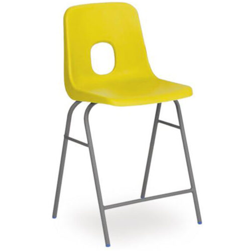 Yellow Hille Series E Stool with Yellow Seat