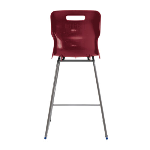 Burgundy Titan High Chair Back View