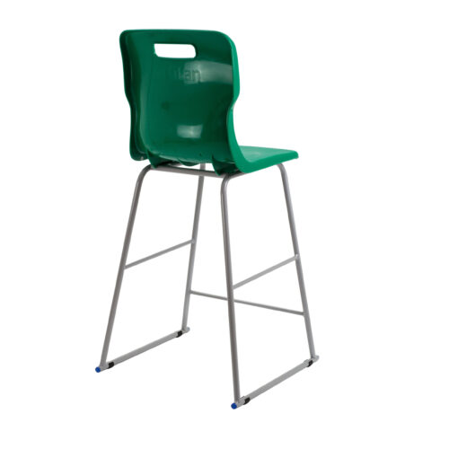 Green Titan High Chair Rear View