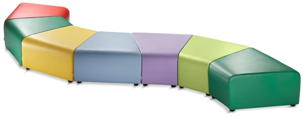 Junior Height Zig Zag Stools