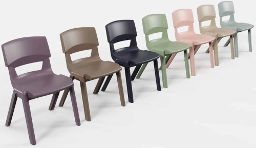 New Postura One Piece Stacking Chairs Colours from KI in 2023