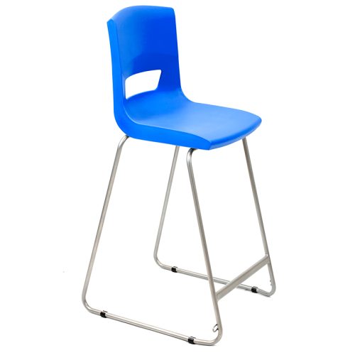 Postura Plus High Back Stool Ink Blue