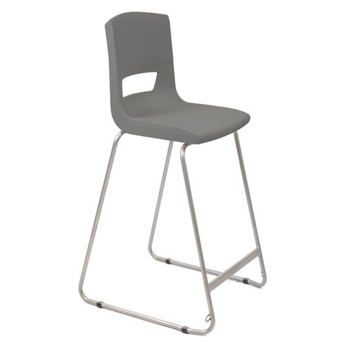 Postura Plus High Back Stool Iron Grey