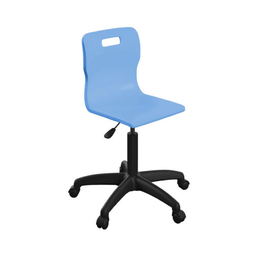 Soft Blue Titan Swivel Chair