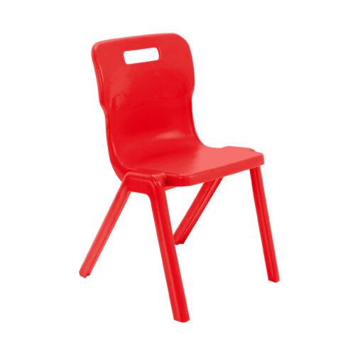 Titan Red One Piece Chair