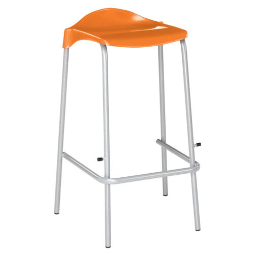 WSM-Stool-Four-Legged-Orange-DP1-A