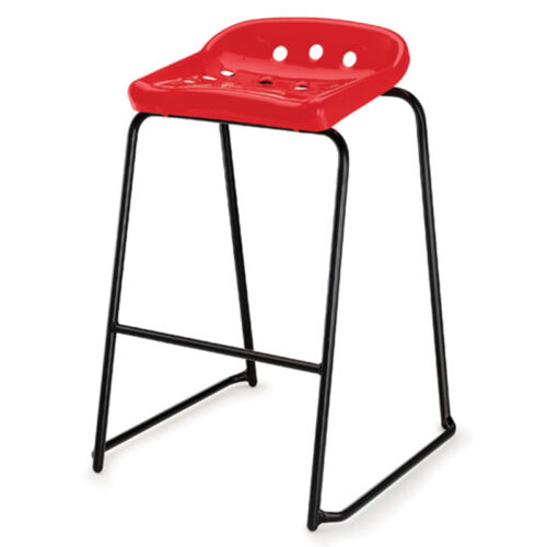 Red Hille Pepperpot Stool