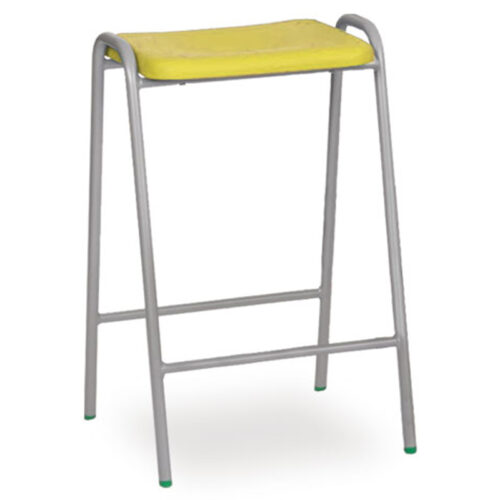 Yellow Hille Poly Stool