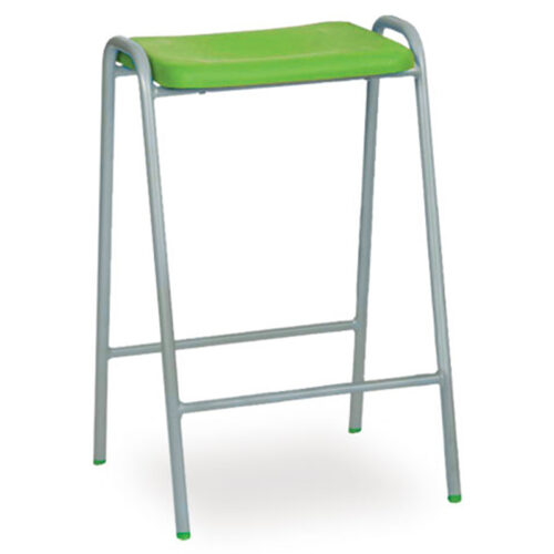 Acid Green Hille Poly Stool