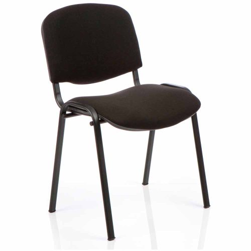 ISO Chair with Black Fabric and Frame