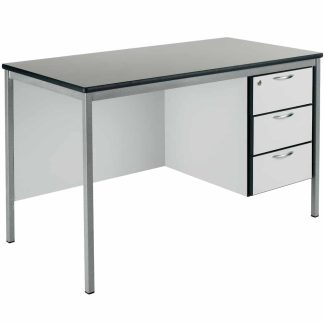Metallifom Fully Welded Teachers Desk with Three Drawer Pedestal