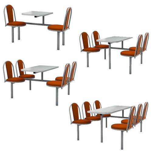 Upholstered Fast Food Canteen Range