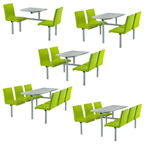 Vinyl Fast Food Canteen Seating Range