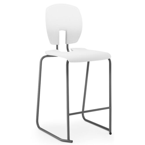 White Hille SE Curve Stool