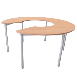 Gopak Enviro Key Table with Beech Top and Plywood Edges