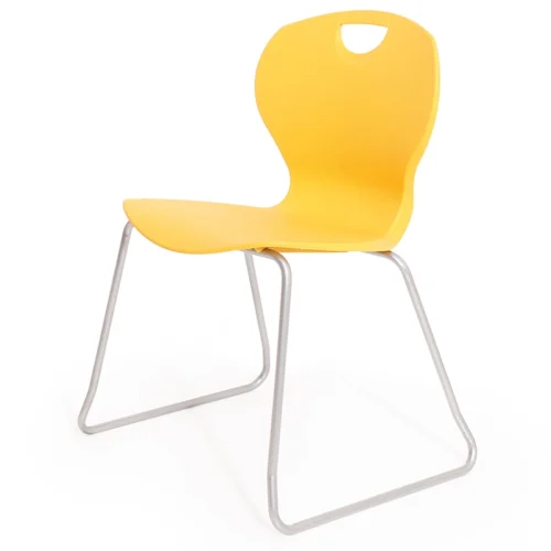 Yellow Advanced Evo Chair with Skid Base