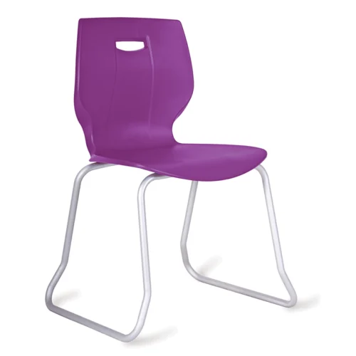 Purple Advanced Geo Chair with Skid Base