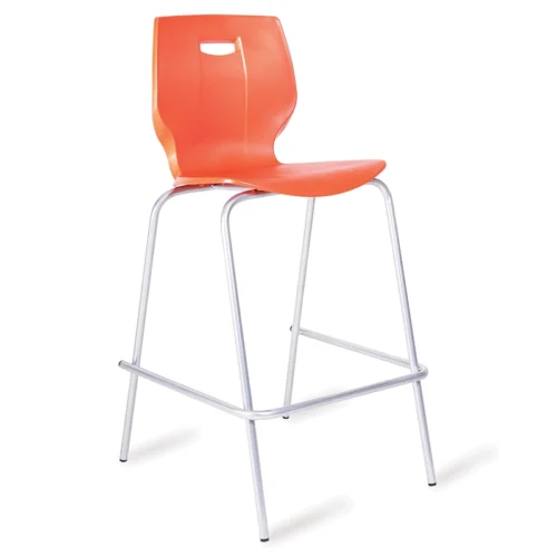 Advanced Orange Geo Stool