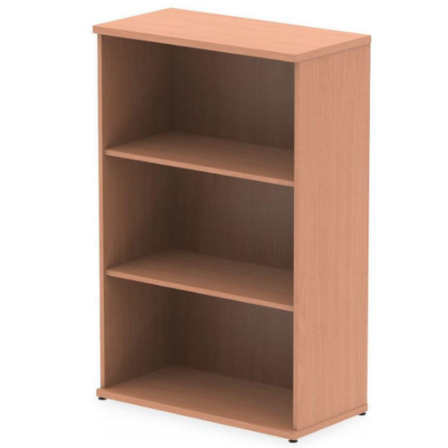 Henley 1200mm High Beech Bookshelves Unit