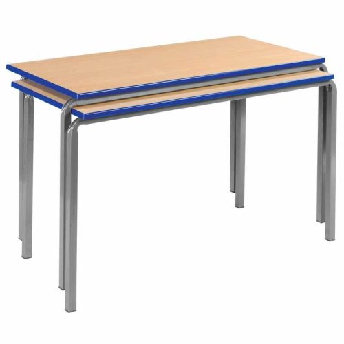 Stacked Metalliform Reliance Rectangular Tables