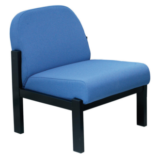 Blue Steel Reception Chair