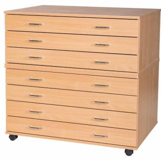 7 Drawer Mobile A1 Planchest