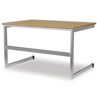 Advanced Heavy Duty Cantilever Table with Wooden Top