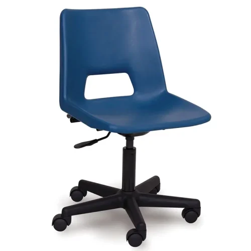 Blue Advanced Poly Swivel Chair