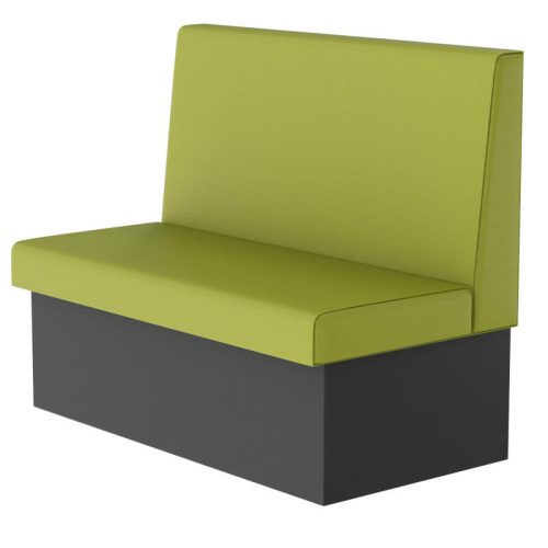 Green Ava Canteen Booth Bench Seating Unit