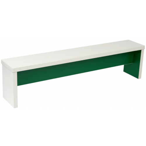 White Trestan Bench Seating