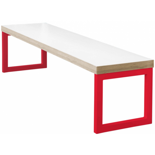 Axiom Bench with Red Frame