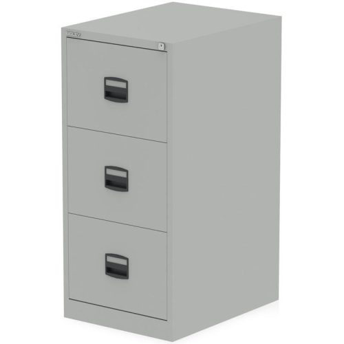 Bisley 3 Drawer Light Grey Filing Cabinet