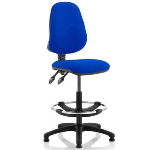 Henley Blue Draughtsman Chair