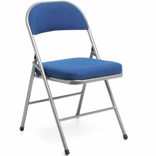 Blue Comfort Deluxe Folding Chair