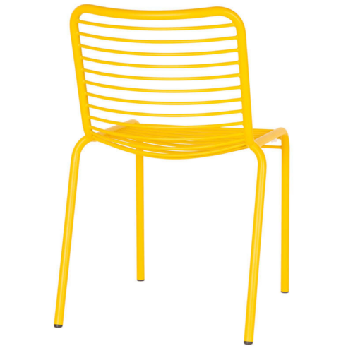 Origin Yellow Side Chair Rear View