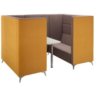 Converse Four Seater High Back Sofa Meeting Booth