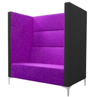 Converse Two Seater High Back Sofa Booth