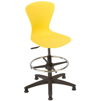 Yellow Stevie Draughtsmans Chair