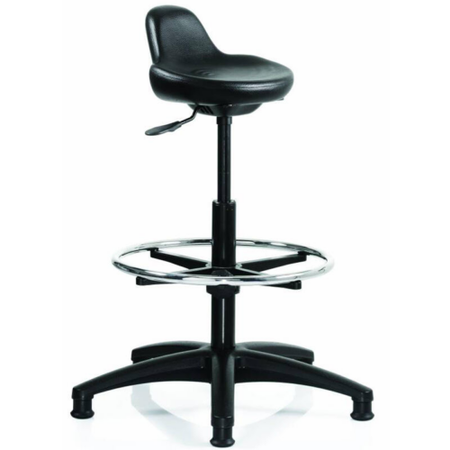 PU Industrial Warehouse Draughtsman Stool