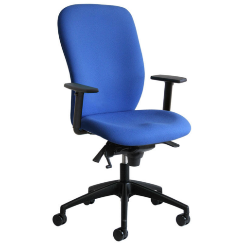 High Back Verco Blue Ergoform Office Chair with Arms