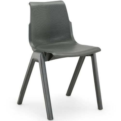 Charcoal Ergostak Plastic Chair