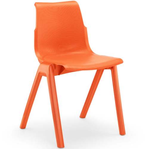 Orange Ergostak Plastic Chair