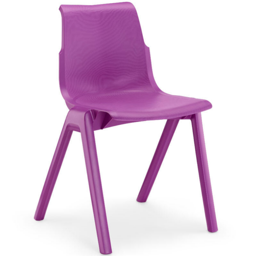 Purple Ergostak Plastic Chair