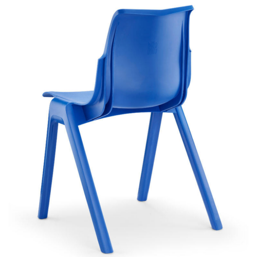 Hille Ergostak Plastic Chair Rear View