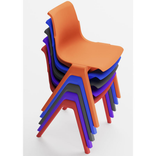 Stacking Hille Ergostak Chair in 5 Colours