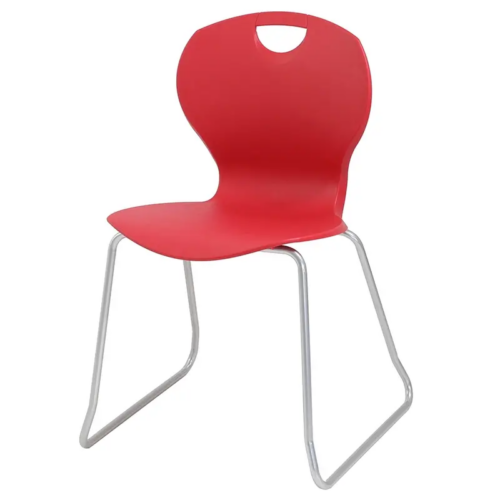 Red Advanced Evo Chair with Skid Base