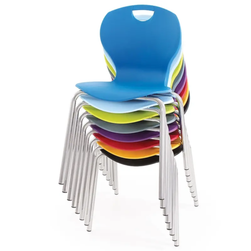 Stack of 8 Bright Advanced Evo Chairs