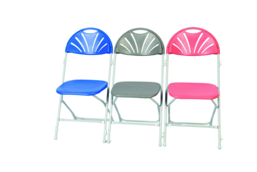 Zlite Fan Back Chairs Linked Together