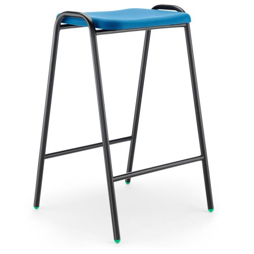 Blue Hille Flat Top Stool