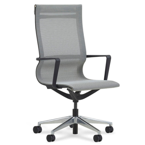 Grey Verco Flux High Back Mesh Chair